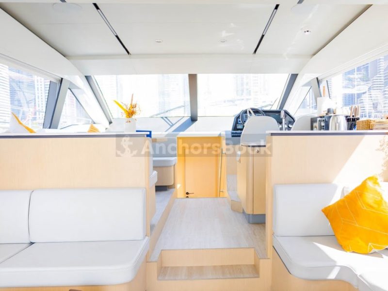 Dubai Private Yacht Charter – 2024 Build Year 52ft Luxury Yacht – 17 PAX | AnchorsBook Photo Dubai Private Yacht Charter – 2024 Build Year 52ft Luxury Yacht – 17 PAX