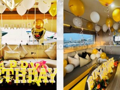 3-6 Hour Birthday Party 52ft Yacht With Cake, Decorations & Drinks Included – Dinner Optional – (Up to 17PAX)