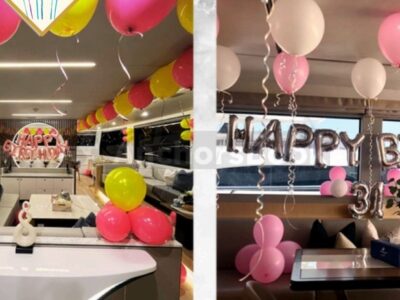 2-5 Hour Birthday Party 62ft Yacht With Cake, Decorations & Drinks Included – Dinner Optional – (Up to 20PAX)