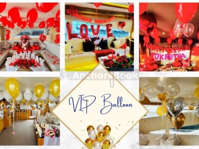 Birthday Party Dubai | AnchorsBook Photo 3-6 Hour Birthday Party 76ft Yacht With Cake, Decorations & Inflatables / Waterslides – (Up to 45PAX)