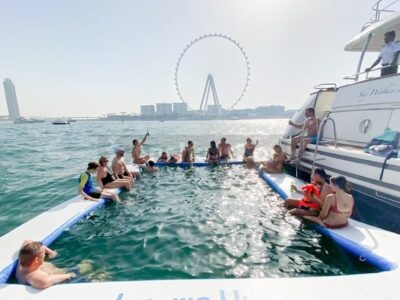 3-6 Hour Birthday Party 76ft Yacht With Cake, Decorations & Inflatables / Waterslides – (Up to 45PAX)