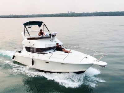 34ft Flybridge Luxury Yacht Charter 12 Guests - Woodbine pick-up with downtown tour - Minimum 3 hours