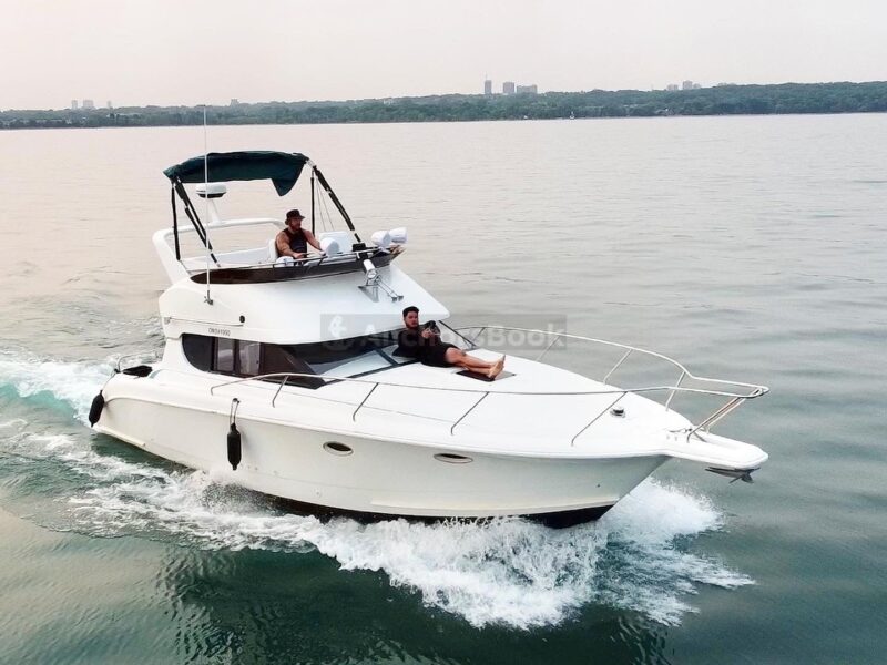 34ft Flybridge Luxury Yacht Charter 12 Guests - Woodbine pick-up with downtown tour - Minimum 3 hours | AnchorsBook Photo 34ft Flybridge Luxury Yacht Charter 12 Guests - Woodbine pick-up with downtown tour - Minimum 3 hours