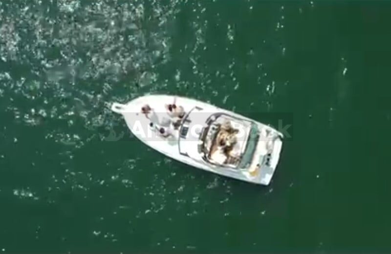 34ft Flybridge Luxury Yacht Charter 12 Guests - Woodbine pick-up with downtown tour - Minimum 3 hours | AnchorsBook Photo 34ft Flybridge Luxury Yacht Charter 12 Guests - Woodbine pick-up with downtown tour - Minimum 3 hours