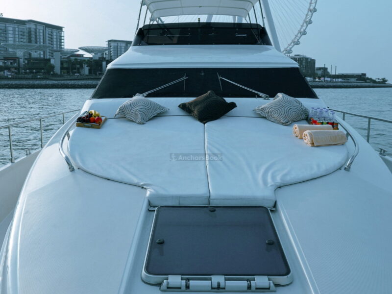 Dominator 66ft Yacht (Dubai - 25 Guests Max) | AnchorsBook Photo Dominator 66ft Yacht (Dubai - 25 Guests Max)