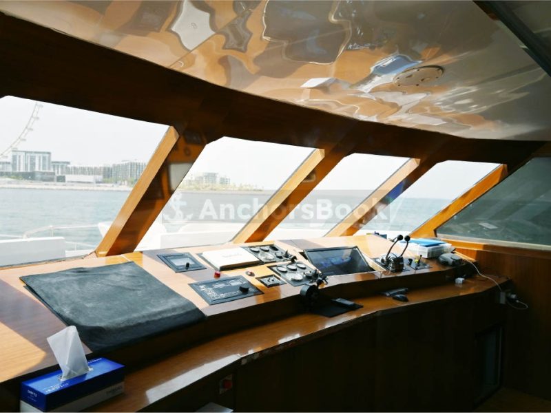 143ft Mega Yacht Rental (Dubai – 120 Guests Max) - Food Menus & Decorations Available | AnchorsBook Photo 143ft Mega Yacht Rental (Dubai – 120 Guests Max) - Food Menus & Decorations Available