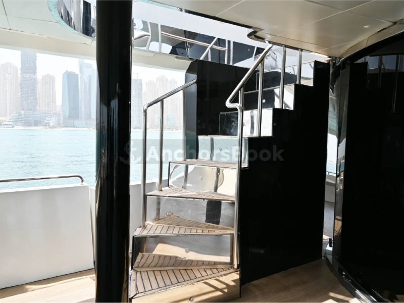 143ft Mega Yacht Rental (Dubai – 120 Guests Max) - Food Menus & Decorations Available | AnchorsBook Photo 143ft Mega Yacht Rental (Dubai – 120 Guests Max) - Food Menus & Decorations Available
