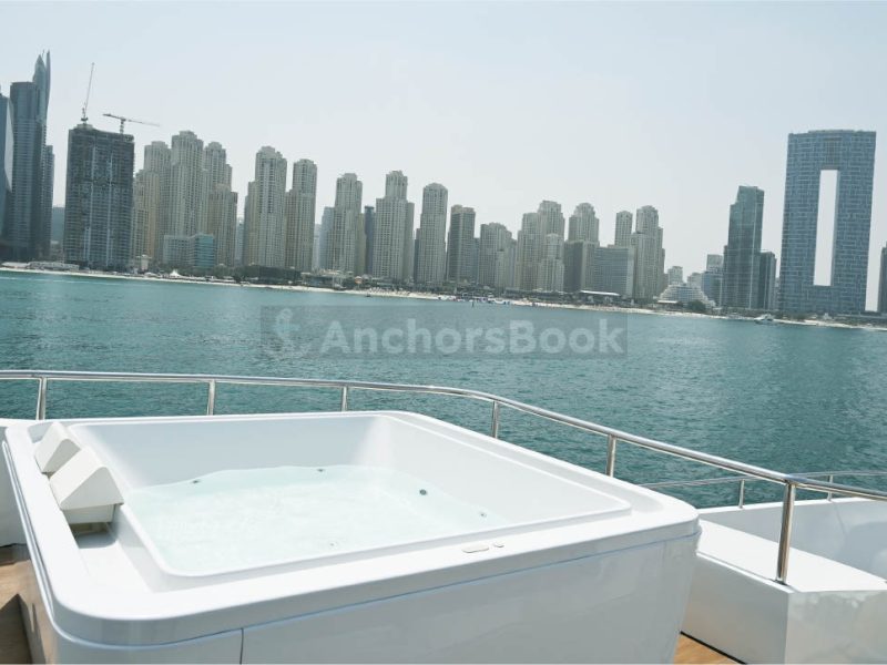 143ft Mega Yacht Rental (Dubai – 120 Guests Max) - Food Menus & Decorations Available | AnchorsBook Photo 143ft Mega Yacht Rental (Dubai – 120 Guests Max) - Food Menus & Decorations Available