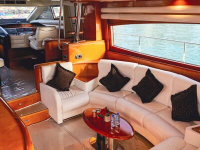 Alcohol On A Yacht In Dubai | AnchorsBook Photo Dominator 66ft Yacht (Dubai - 25 Guests Max)