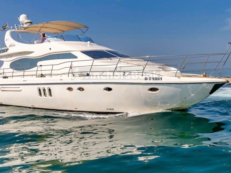 Mayas 75ft Yacht Rental (Dubai – 30 Guests Max) | AnchorsBook Photo Mayas 75ft Yacht Rental (Dubai – 30 Guests Max)