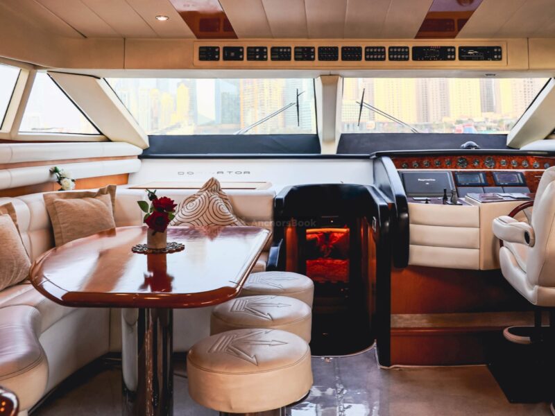 Dominator 66ft Yacht (Dubai - 25 Guests Max) | AnchorsBook Photo Dominator 66ft Yacht (Dubai - 25 Guests Max)