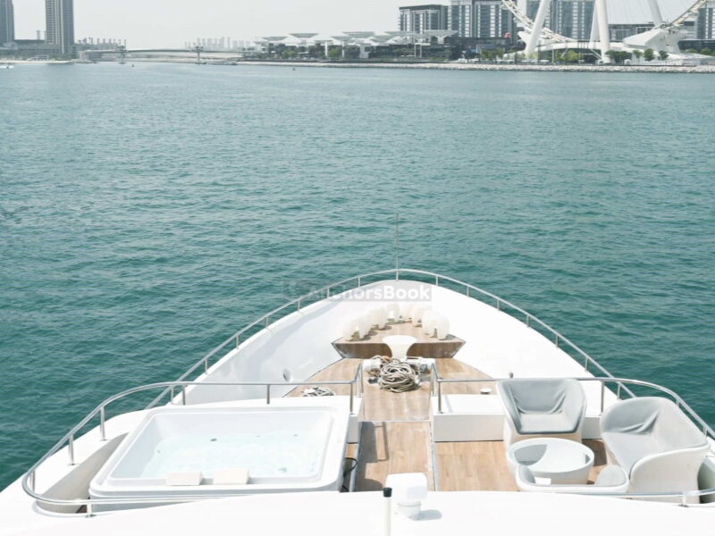143ft Mega Yacht Rental (Dubai – 120 Guests Max) - Food Menus & Decorations Available | AnchorsBook Photo 143ft Mega Yacht Rental (Dubai – 120 Guests Max) - Food Menus & Decorations Available