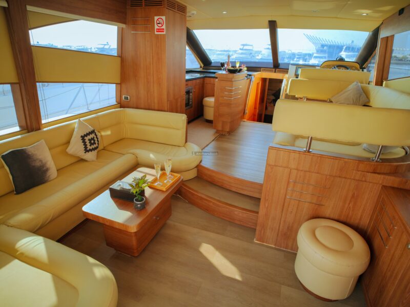 Jasmine 55ft Yacht Rental (Dubai – 22 Guests Max) | AnchorsBook Photo Jasmine 55ft Yacht Rental (Dubai – 22 Guests Max)