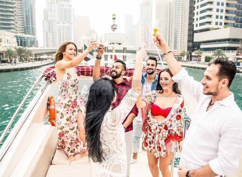 Dominator 66ft Yacht (Dubai - 25 Guests Max) | AnchorsBook Photo Dominator 66ft Yacht (Dubai - 25 Guests Max)