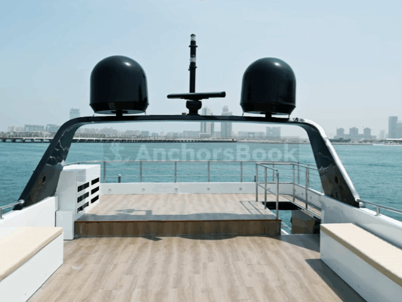 143ft Mega Yacht Rental (Dubai – 120 Guests Max) - Food Menus & Decorations Available | AnchorsBook Photo 143ft Mega Yacht Rental (Dubai – 120 Guests Max) - Food Menus & Decorations Available