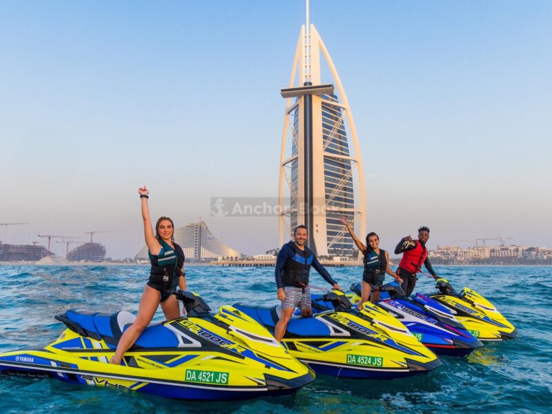BURJ AL ARAB - 1 HOUR Jet Ski Tour (up to 4 Jet Skis/ Guests) | AnchorsBook Photo BURJ AL ARAB - 1 HOUR Jet Ski Tour (up to 4 Jet Skis/ Guests)