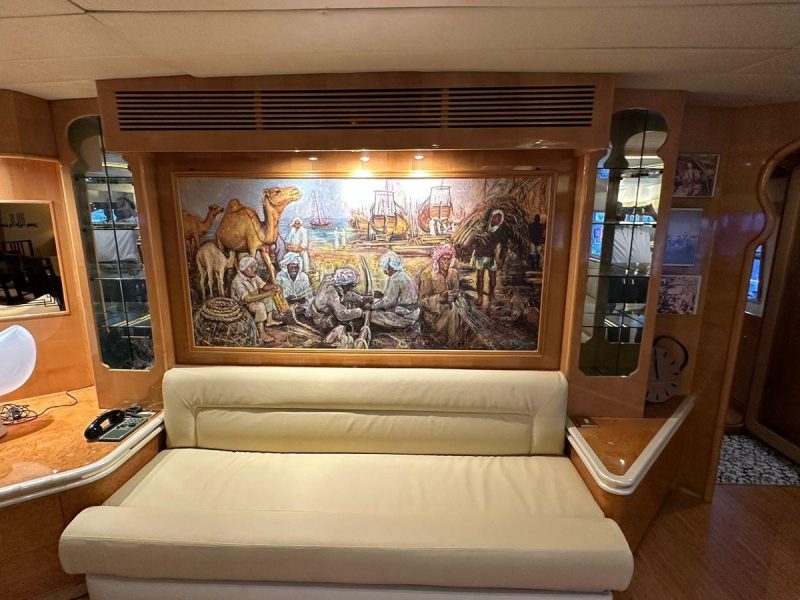 Masayel 135ft Mega Yacht Rental (Dubai – 100 Guests Max) | AnchorsBook Photo Masayel 135ft Mega Yacht Rental (Dubai – 100 Guests Max)