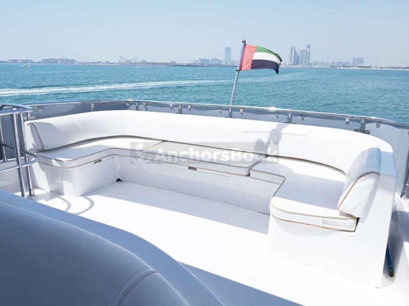Majesty 59ft Yacht Rental (Dubai – 25 Guests Max) | AnchorsBook Photo Majesty 59ft Yacht Rental (Dubai – 25 Guests Max)