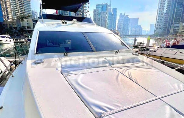 Private Boat Rental – Majesty 48ft Yacht (Dubai – 15 guests Max) | AnchorsBook Photo Private Boat Rental – Majesty 48ft Yacht (Dubai – 15 guests Max)