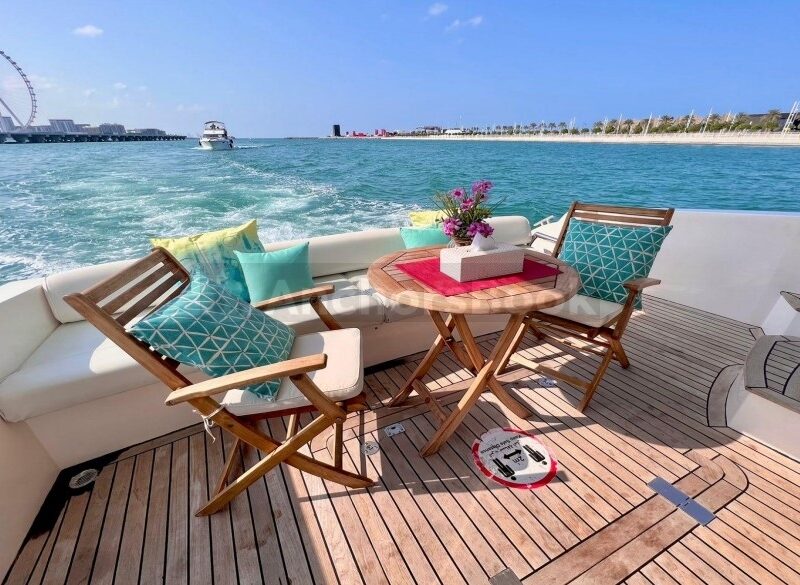 Dubai Yacht Rental – 44ft Private Yacht (10 guests Max) | AnchorsBook Photo Dubai Yacht Rental – 44ft Private Yacht (10 guests Max)