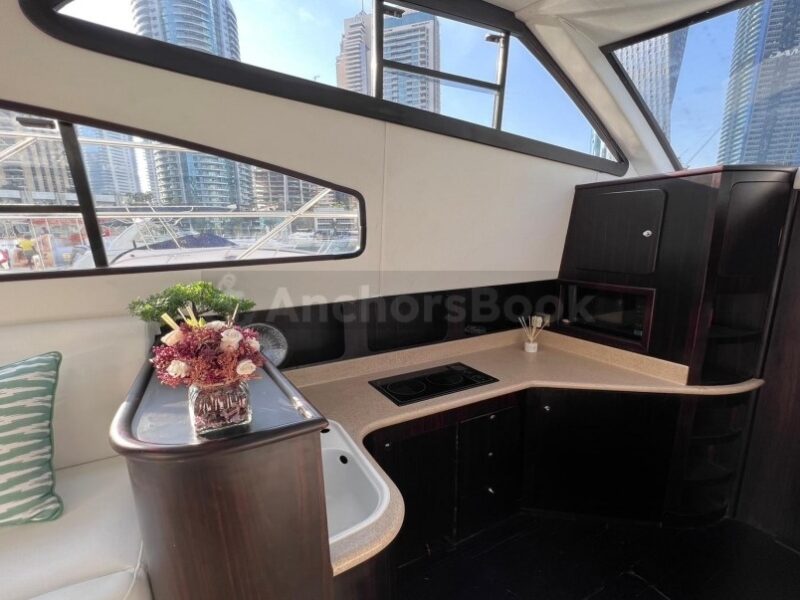 Private Boat Rental – Majesty 48ft Yacht (Dubai – 15 guests Max) | AnchorsBook Photo Private Boat Rental – Majesty 48ft Yacht (Dubai – 15 guests Max)