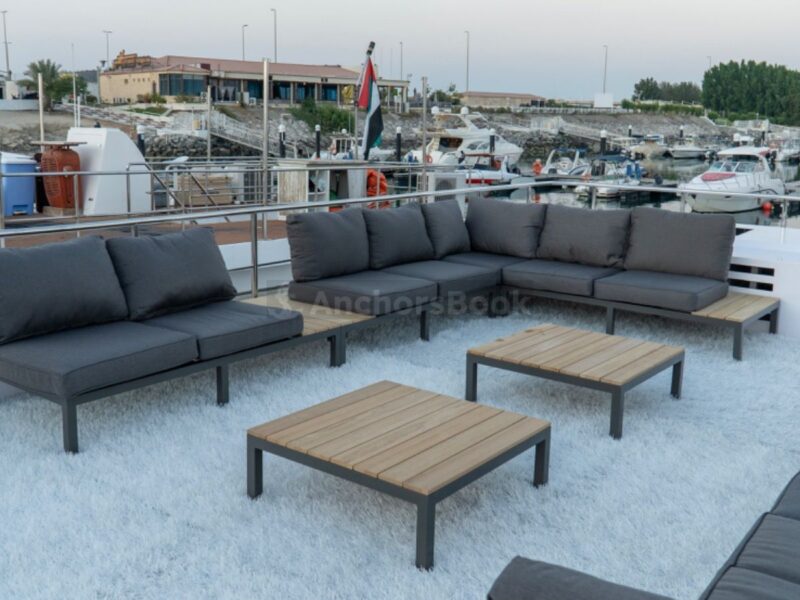 Party House Boat Charter IN ABU DHABI – Max 15 Guests | AnchorsBook Photo Party House Boat Charter IN ABU DHABI – Max 15 Guests