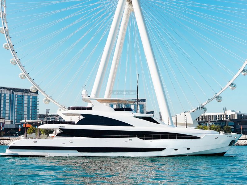 Dubai 140 ft Mega Yacht Trideck - 100PAX | AnchorsBook Photo Dubai 140 ft Mega Yacht Trideck - 100PAX