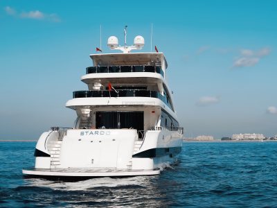 Symphony 45ft | AnchorsBook Photo Dubai 140 ft Mega Yacht Trideck - 100PAX