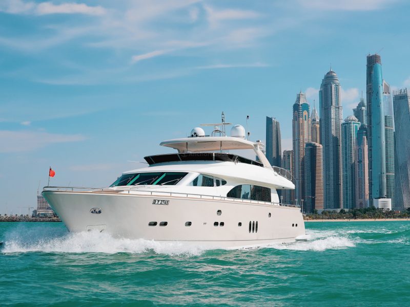 Dubai 98 ft Mega Sized Luxury Yacht - VIP 12 Guests | AnchorsBook Photo Dubai 98 ft Mega Sized Luxury Yacht - VIP 12 Guests
