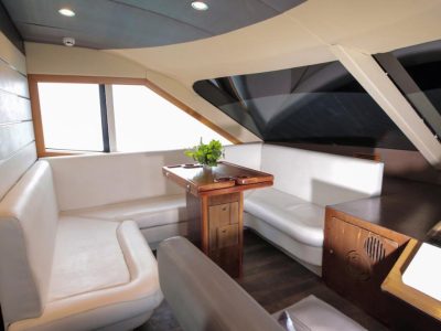 AnchorsBook Fleet: Dubai Party Yacht Rental – Regal 33ft (8 PAX) | AnchorsBook Photo Black Helsinki – Majesty 95ft Party Yacht With Jacuzzi (Dubai – 50 VIP guests Max)