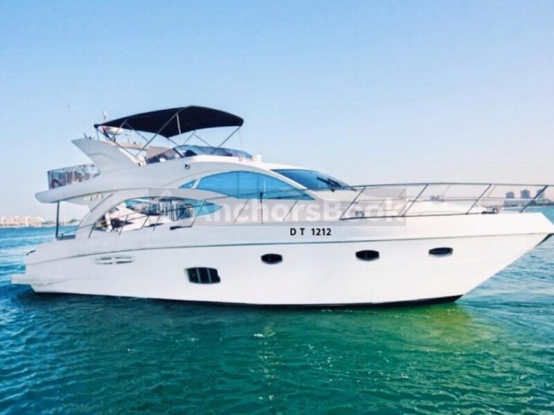 Private Boat Rental – Majesty 56ft Yacht in Dubai – 25PAX | AnchorsBook Photo Private Boat Rental – Majesty 56ft Yacht in Dubai – 25PAX