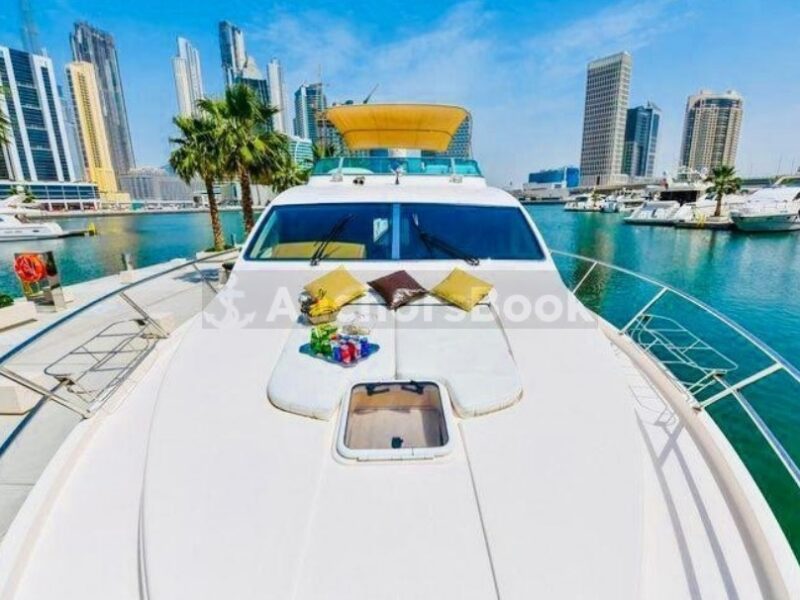 Private Boat Rental – Majesty 56ft Yacht in Dubai – 25PAX | AnchorsBook Photo Private Boat Rental – Majesty 56ft Yacht in Dubai – 25PAX