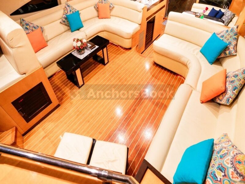 Private Boat Rental – Majesty 56ft Yacht in Dubai – 25PAX | AnchorsBook Photo Private Boat Rental – Majesty 56ft Yacht in Dubai – 25PAX