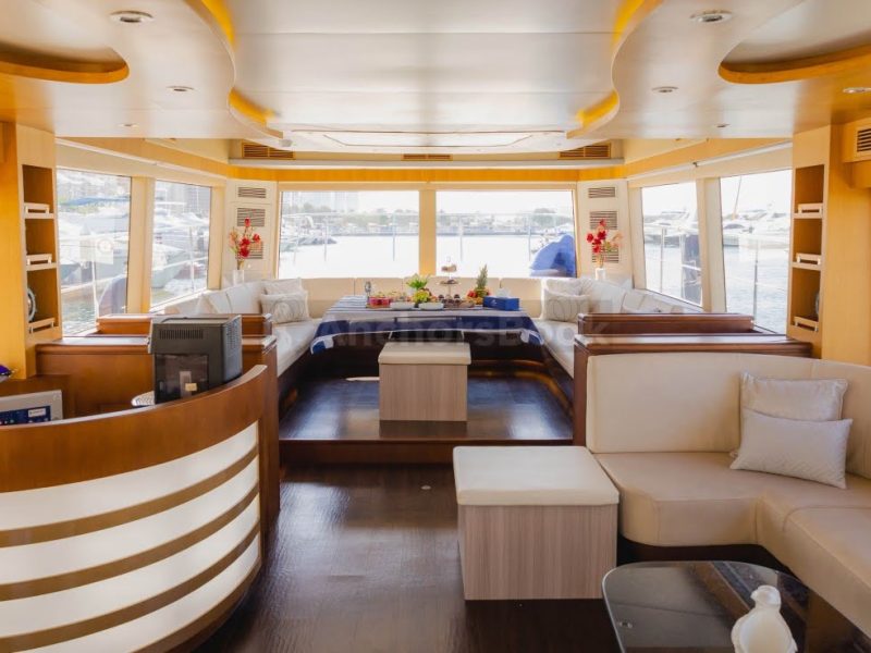 Luxury Private Event 60ft Catamaran Yacht Charter In Dubai – Up To 40 Guests | AnchorsBook Photo Luxury Private Event 60ft Catamaran Yacht Charter In Dubai – Up To 40 Guests