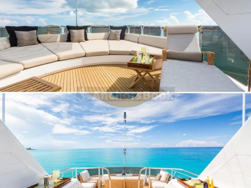Luxury 110ft Mega Yacht In Dubai – 50 Guests Max | AnchorsBook Photo Luxury 110ft Mega Yacht In Dubai – 50 Guests Max