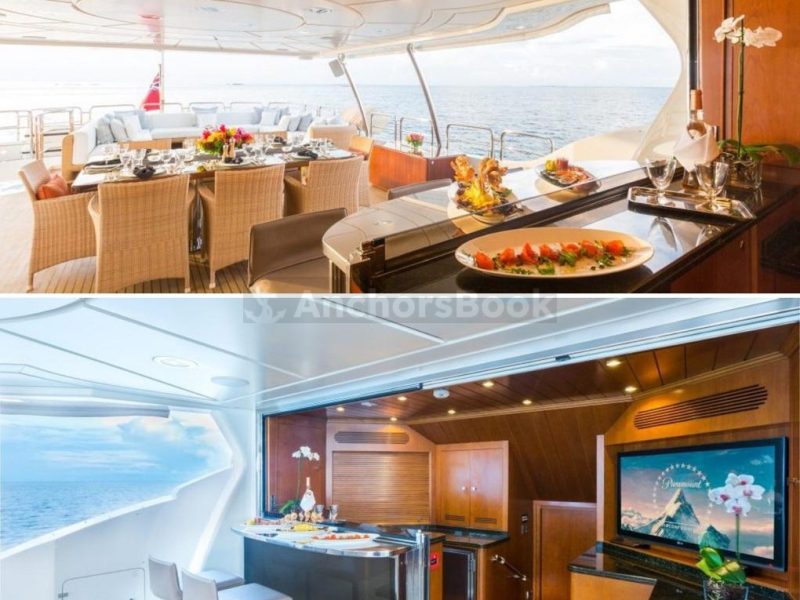 Luxury 110ft Mega Yacht In Dubai – 50 Guests Max | AnchorsBook Photo Luxury 110ft Mega Yacht In Dubai – 50 Guests Max