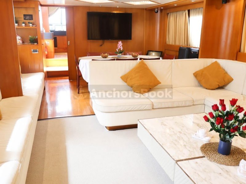 Yacht Charter In Dubai – 82ft Yacht – 50 PAX - Food, Waterslides & Inflatables Available | AnchorsBook Photo Yacht Charter In Dubai – 82ft Yacht – 50 PAX - Food, Waterslides & Inflatables Available