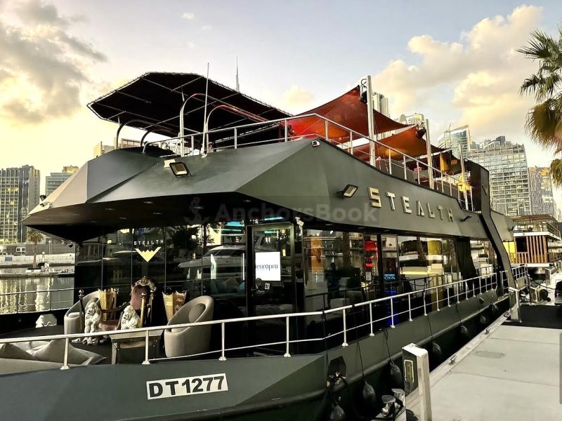 Private Rental - Stealth Yacht Dubai - 100 PAX - Mega Sized Luxury Yacht in Dubai | AnchorsBook Photo Private Rental - Stealth Yacht Dubai - 100 PAX - Mega Sized Luxury Yacht in Dubai