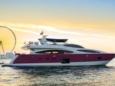 3-6 Hour VIP Birthday Party 110ft Yacht With Cake, Decorations & Drinks Included – Inflatables/Slides & Dinner – (Up to 85 PAX)
