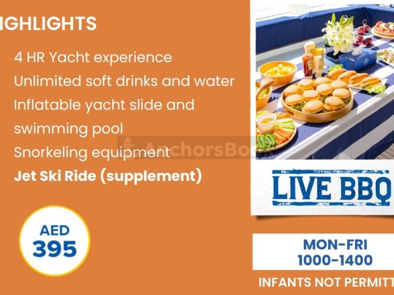 Shared Tour - YATCH RIDE & SLIDE - 4HR (Includes Food, Slides, Drinks) | AnchorsBook Photo Shared Tour - YATCH RIDE & SLIDE - 4HR (Includes Food, Slides, Drinks)