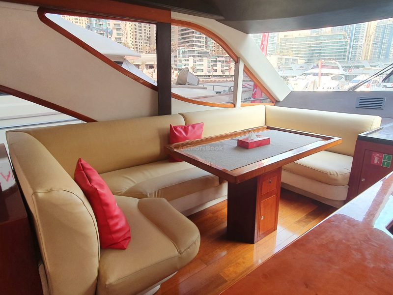 Dubai 70 ft Luxury Yacht Rental - 25PAX | AnchorsBook Photo Dubai 70 ft Luxury Yacht Rental - 25PAX