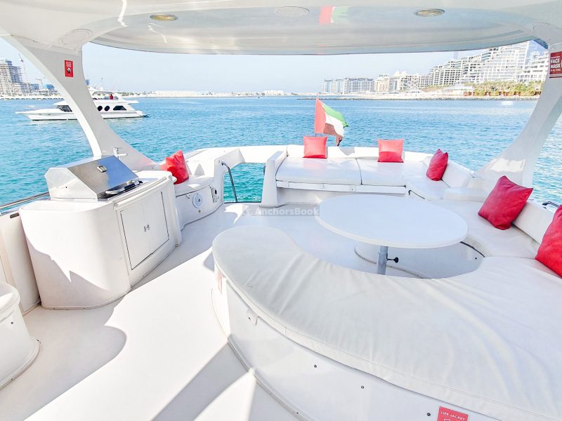 Dubai 62 ft Fine Dining Luxury Yacht - 25PAX | AnchorsBook Photo Dubai 62 ft Fine Dining Luxury Yacht - 25PAX