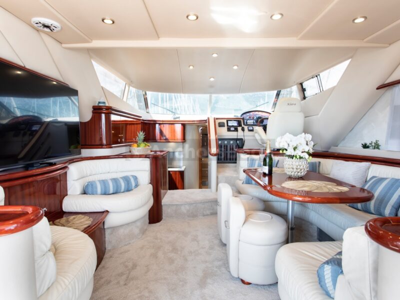 Sunseeker Manhattan 48ft Flybridge Luxury Yacht (Full Day Charter With Crew) | AnchorsBook Photo Sunseeker Manhattan 48ft Flybridge Luxury Yacht (Full Day Charter With Crew)
