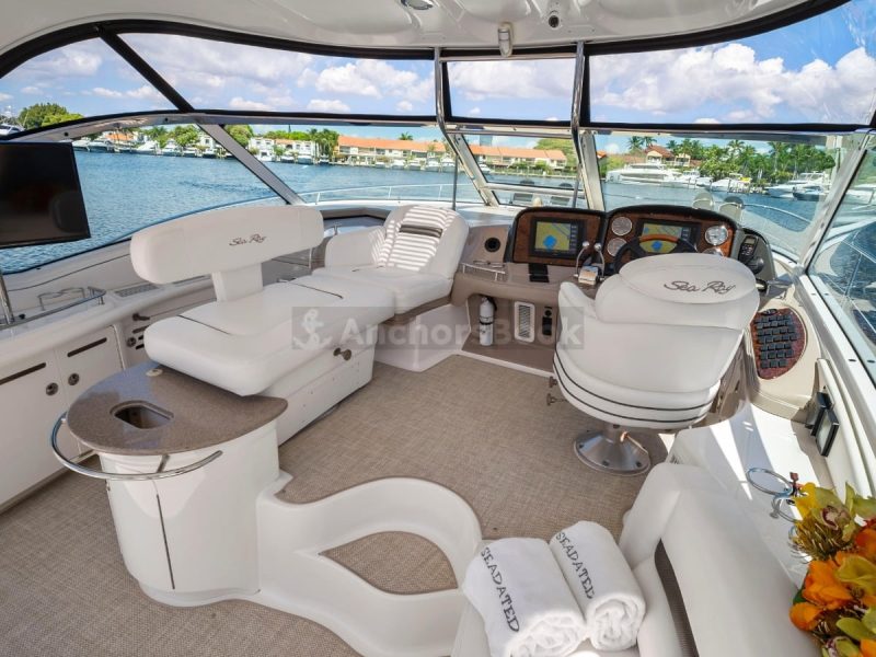 52' Sea Ray Yacht Charter for 12 people in Cancún | AnchorsBook Photo 52' Sea Ray Yacht Charter for 12 people in Cancún
