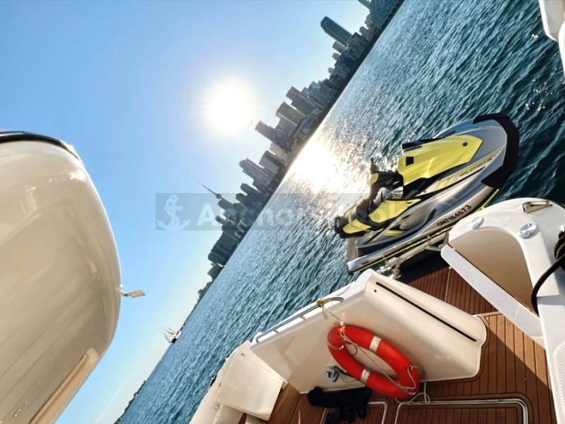 Luxurious 65’ Yacht Rental Triple Decker Flybridge + JetSki Available (Fits 25 Guests) - 4 HOUR SLOTS | AnchorsBook Photo Luxurious 65’ Yacht Rental Triple Decker Flybridge + JetSki Available (Fits 25 Guests) - 4 HOUR SLOTS