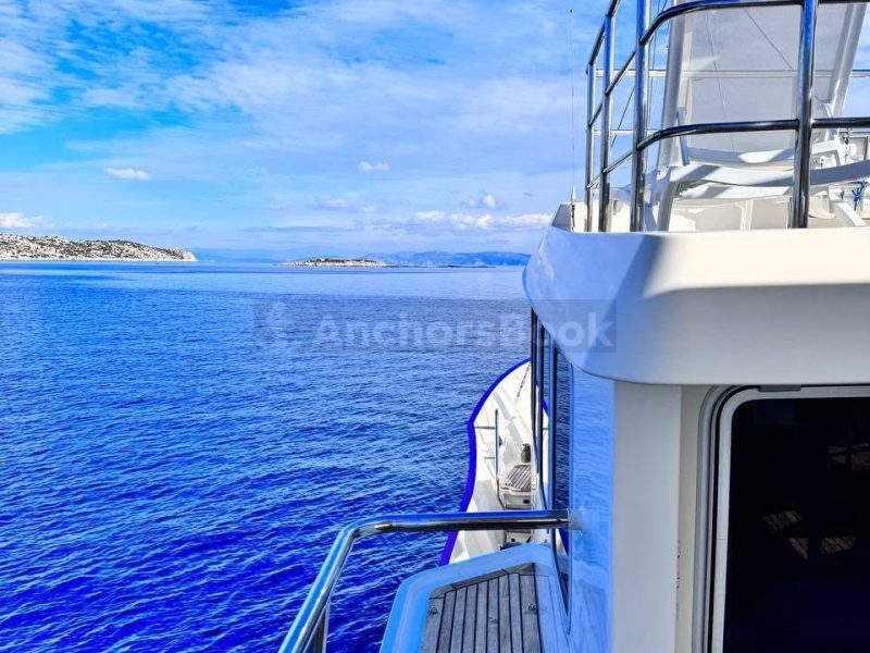 Luxury Fishing Yacht Charter In Greece - Includes Food & Drinks onboard, Fishing Equipment, Service Crew | AnchorsBook Photo Luxury Fishing Yacht Charter In Greece - Includes Food & Drinks onboard, Fishing Equipment, Service Crew