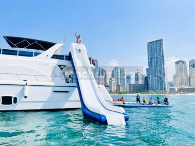 Luxury Mega Yacht 100' Limousine of the Sea 2: Puerto Vallarta (4 Hour Minimum) | AnchorsBook Photo Yacht Charter In Dubai – 2022 Year 75ft Yacht – 30 PAX - Food, Drinks, Waterslides / Inflatables Available