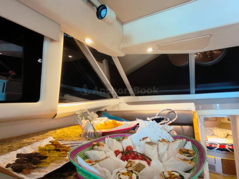 Luxury New 60ft Yacht in Dubai Marina | AnchorsBook Photo Luxury New 60ft Yacht in Dubai Marina