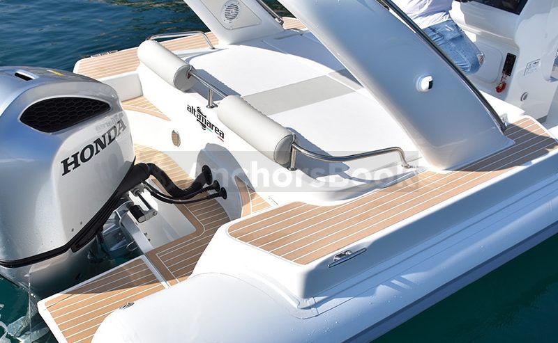 Altamarea 23 Sport rubber boat available for rental with or without skipper | AnchorsBook Photo Altamarea 23 Sport rubber boat available for rental with or without skipper