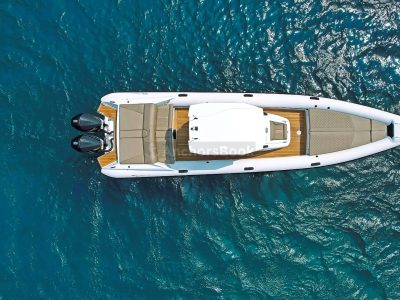 Sports Boat 2 Cabin - Full Day Tour In Chios, Greece | AnchorsBook Photo "Mojo" - Seafarer 12m - RIB Self-Drive Rental (In Sifnos)